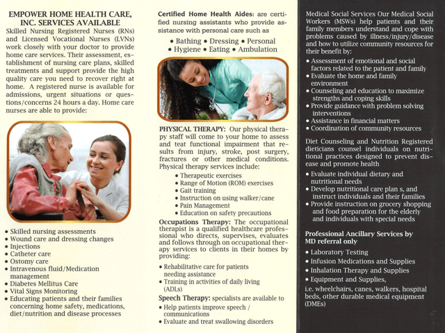 EMPOWER HOME HEALTH CARE - Home Health Agency photo in VAN NUYS, CA